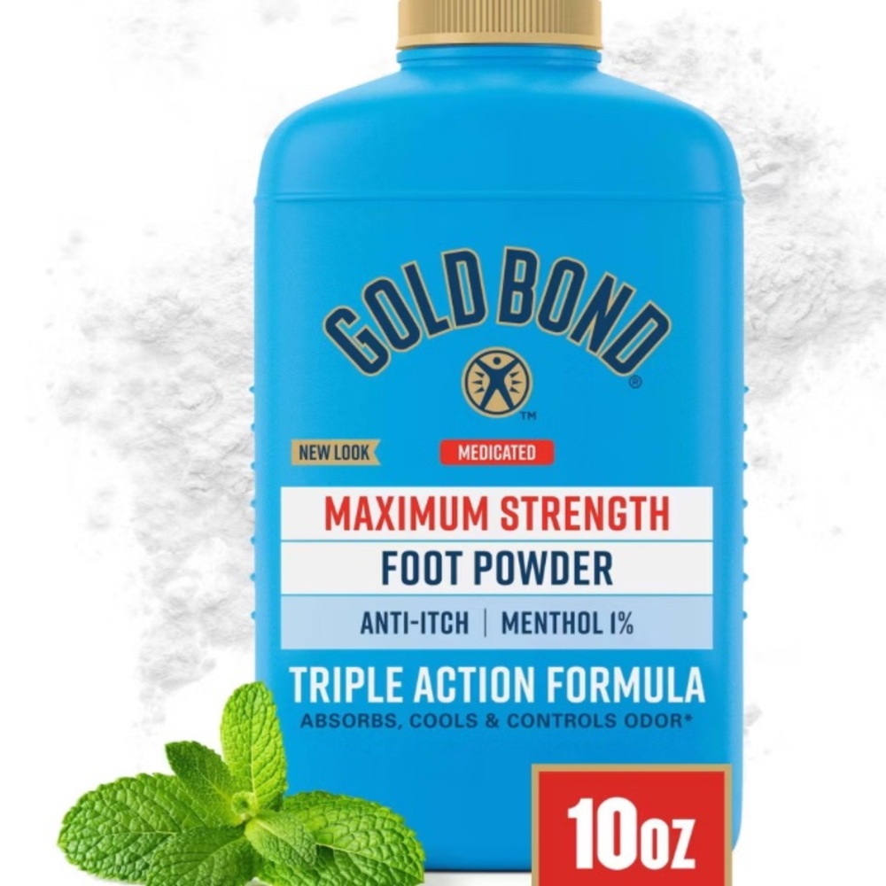 Gold Bond Maximum Strength Foot Powder - Blue